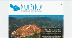 Desktop Screenshot of mauibyfoot.com